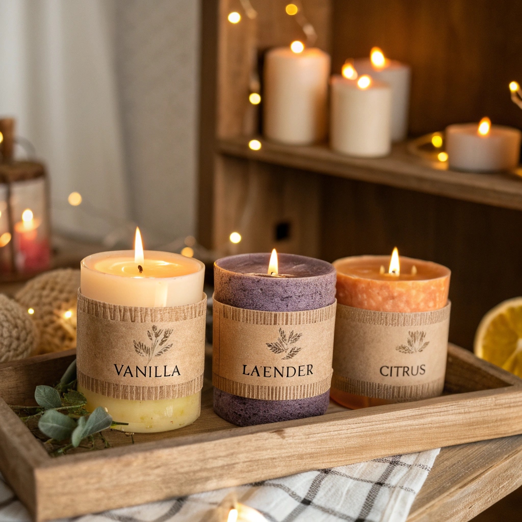 Luxury aroma candles